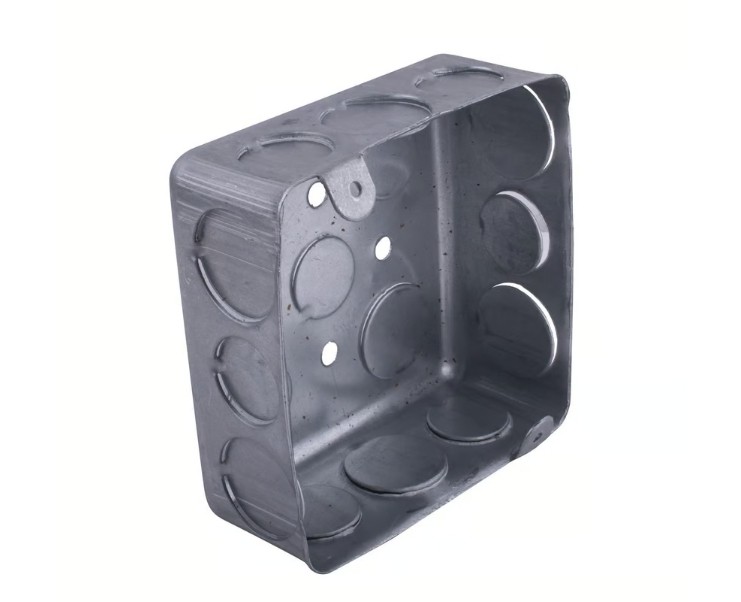 Caja cuadrada 3/4" galvanizada