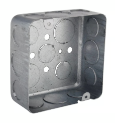 Caja Metálica Cuadrada Tipo Pesada 4X4 Pulgadas