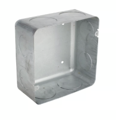 Caja Metálica Cuadrada Tipo Pesada 8X8 Pulgadas