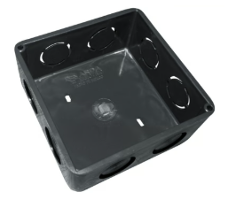 Caja multiducto eléctrica cuadrada 3 x 3