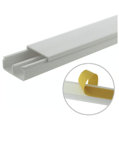 Canal TMK 1020 blanco c/cinta adhesiva