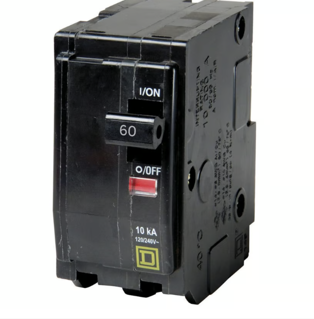 Interruptor Termomagnético Enchufable 2 Polos 60 A