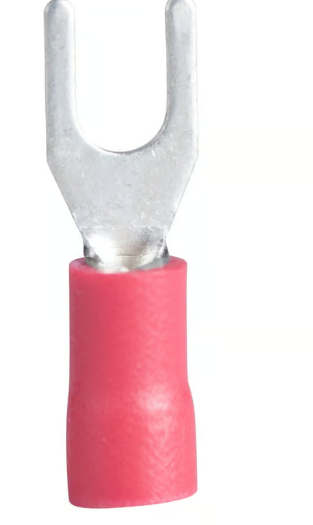 Terminal Horquilla Tipo "U" 22-18 AWG 20 piezas