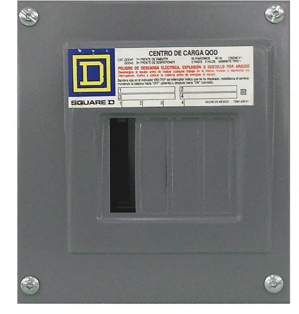 Centro de carga 4p 60A de sobreponer