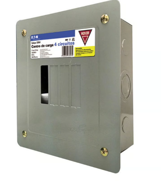Centro de carga para empotrar 2 cirduitos 50A
