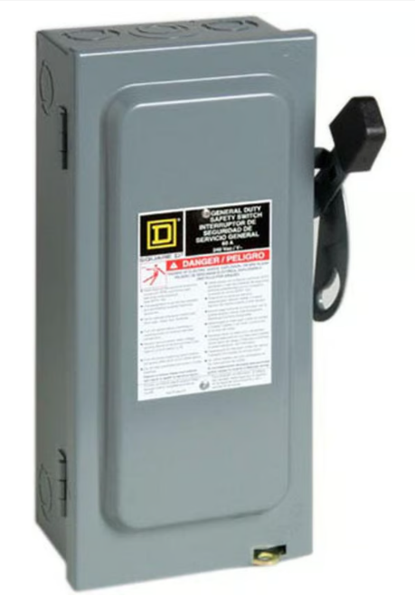 Interruptor de seguridad 3 polos 60 A general