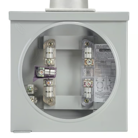 Base para Watthorímetro 5 Terminales IUSA