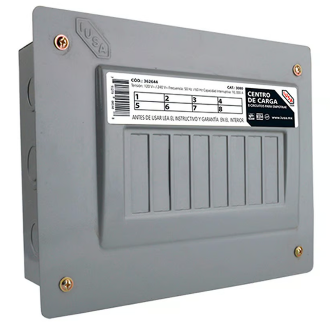 Centro de Carga 8E Empotrar L Emp