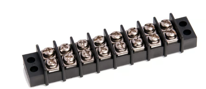 Tablilla terminal 8 cto. 30A 600V p/cable de 22 a 10 AWG