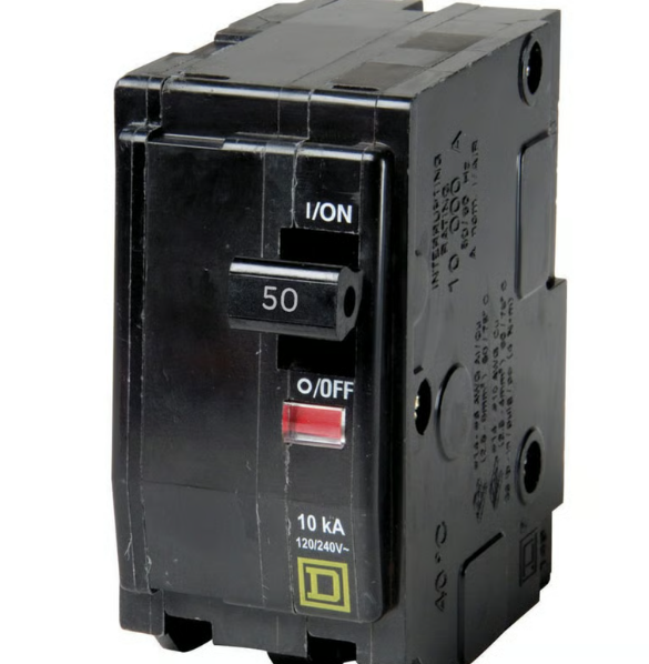 Interruptor Termomagnético Enchufable 2 Polos 50 A