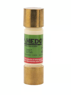 Fusible cartucho tipo H marca AHEDO 30 AMP 250 V