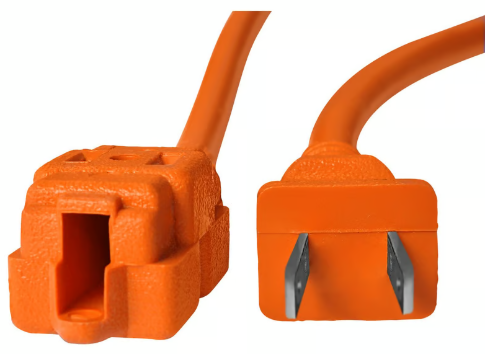 Extensión SJT 2x16 4m naranja