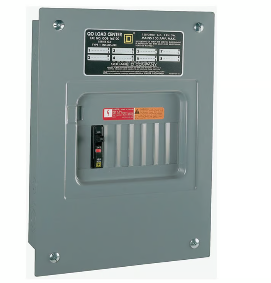 Centro de Carga Monofásico 8 Polos 100 A