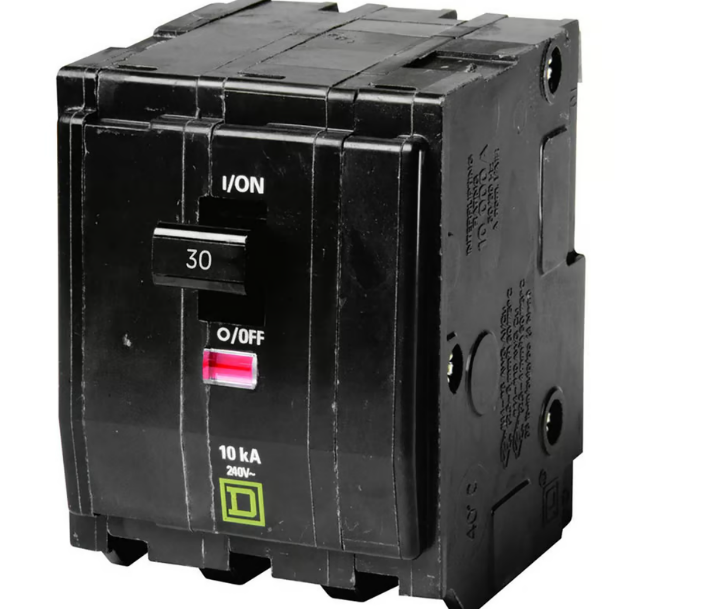 Interruptor QO 3 polos 30a con ventana