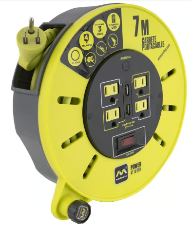 Extensión de carrete 7m USB