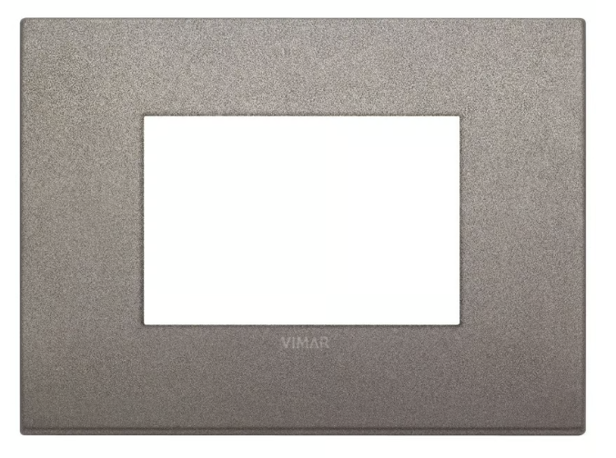 Placa classic metal titanio mate