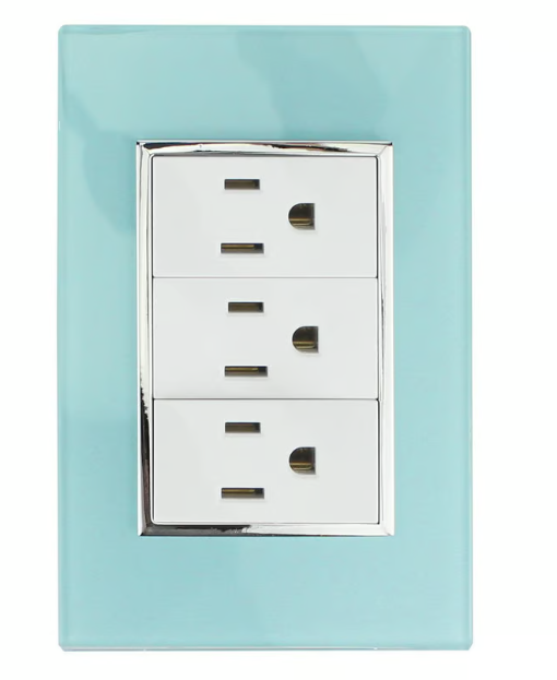 Placa Contacto Triple Aqua