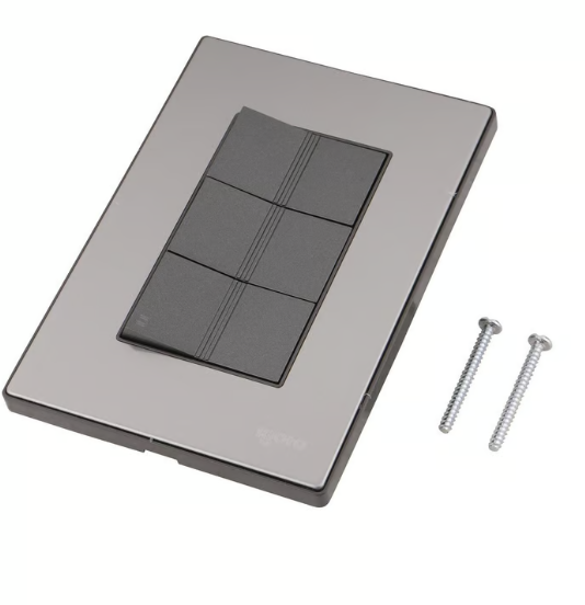 Placa Inox 2 Apag Y 1 Apagador Escalera