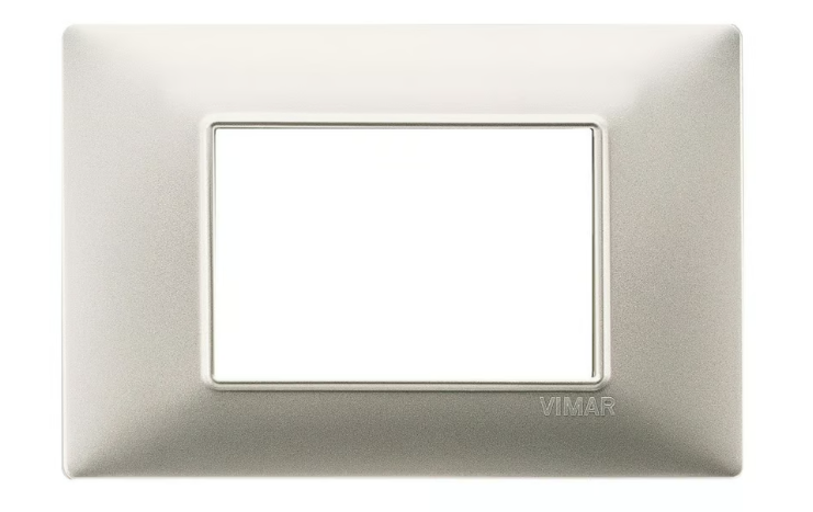 Placa tecno niquel mate