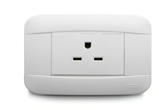 Tomacorriente Nema 6-15R, Blanco