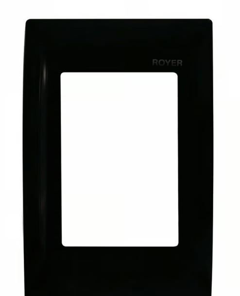 Placa 3 Módulos Negro