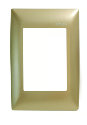 Placa 3 Módulos Chocolate