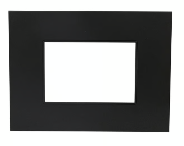 Marco de placa 3 módulos graphite