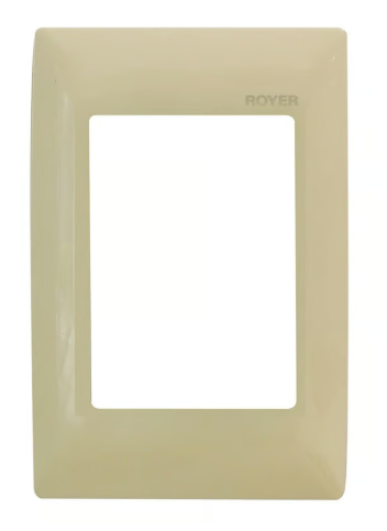 Placa 3 Módulos Champagne