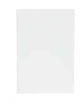 Placa Ciega 3 Modulos Lugano Acabado Blanco