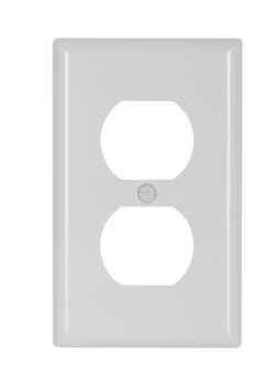 Placa contacto dúplex termoplástica nylon blanca