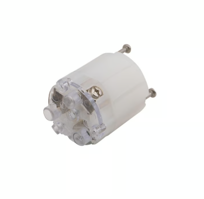 Conector 1/2 vuelta industrial 125 V negro-blanco