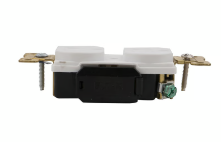 Contacto doble 125 V blanco