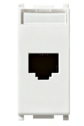 Toma RJ45 blanco