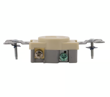 Contacto sencillo 12 V marfil