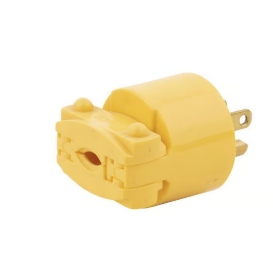 Clavija de vinil 125 V amarillo