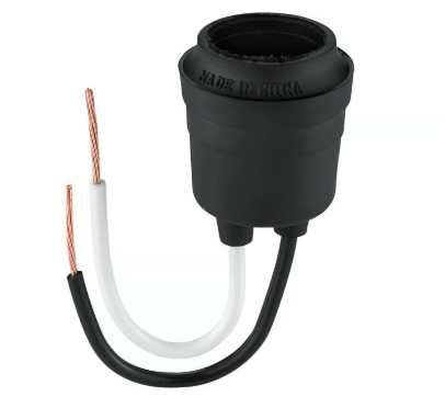 Socket pigtail rubber WP 660W 600V 14 BK