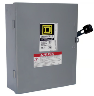 Interruptor de seguridad 3 polos 60 A ligero