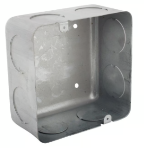 Caja Metálica Cuadrada Tipo Pesada 6X6 Pulgadas