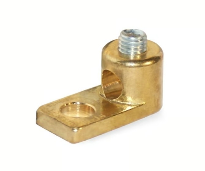 Terminal bronce p/conductores cal. 8-16 AWG/kcmil
