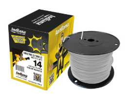 Cable Indiana THHW-LS 14 Blanco 100 Metros