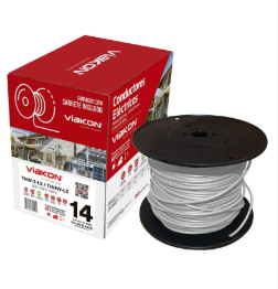 Cable Viakon THHW-LS 14 Blanco 100 Metros