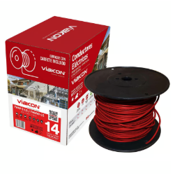 Cable Viakon THHW-LS 14 Rojo 100 Metros