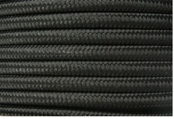 Cable iluminación textil calibre 18 1 m negro