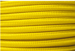 Cable iluminación textil calibre 18 1 m mango